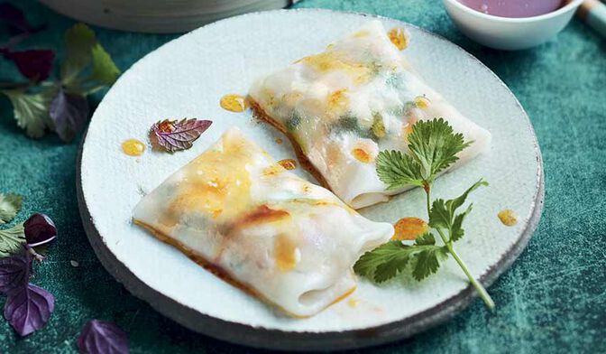 8 Dim sum aux crevettes