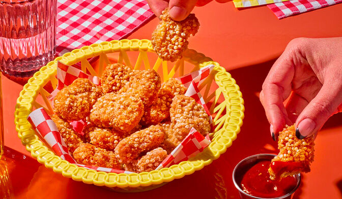Bouchées de poulet panées, saveur barbecue — vue 3