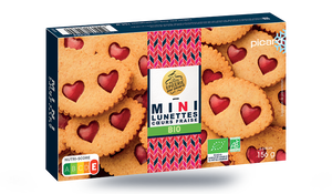 6 MINI LUNETTE FRAISE BIO