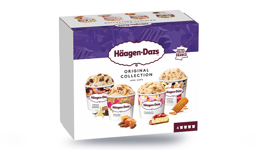 4 Mini-pots Häagen-Dazs Original Collection — vue 3
