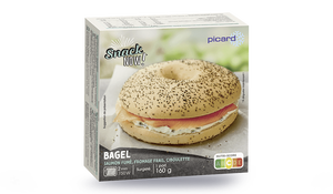 Bagel saumon fumé, fromage frais, ciboulette