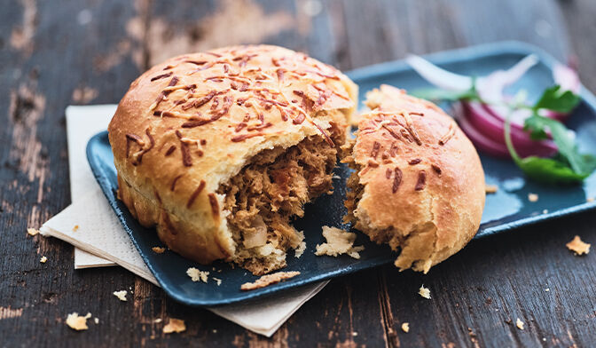 BUN PULLED PORK 150G
