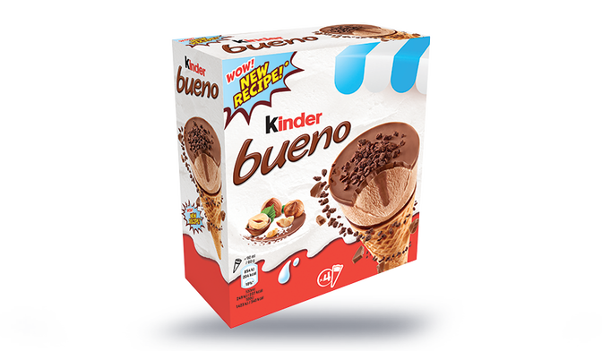 4 KINDER BUENO CONES