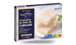4 TRANCHES CABILLAUD MSC