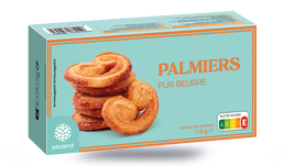 PALMIERS PUR BEURRE 115G