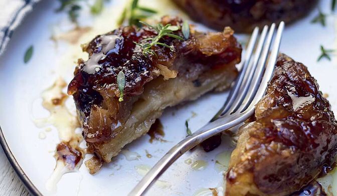 Mini-tatin à l’échalote