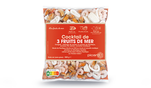 Cocktail de 3 fruits de mer (m&eacute;lange de moules ou moules du Pacifique,