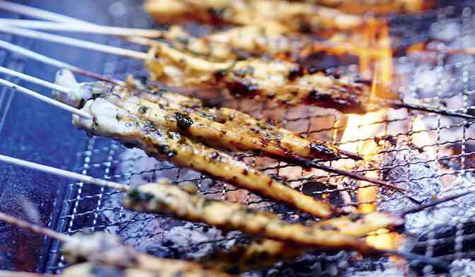 Brochettes de poulet à la citronnelle