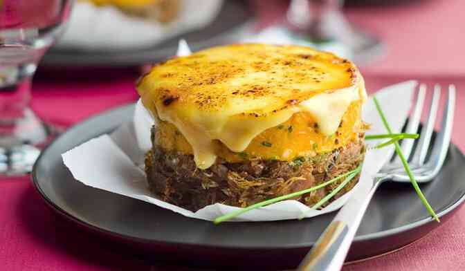 Parmentier de canard et patate douce