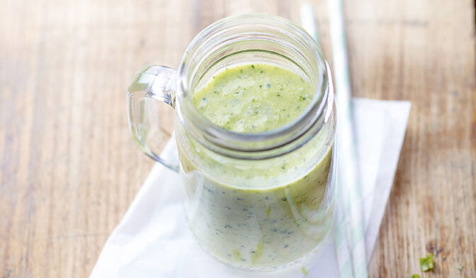 Soupe de courgette à la vache qui rit®