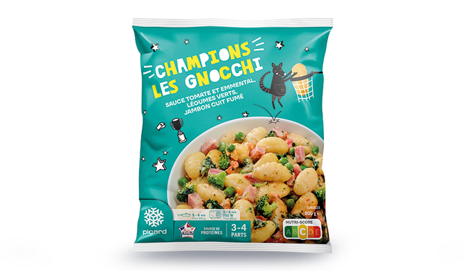 GNOCCHI LEGUMES VERTS JAMBON