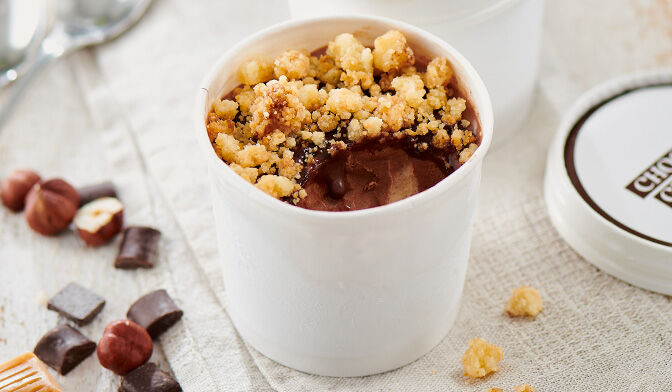 2 MINI POTS CHOC GIANDUJA