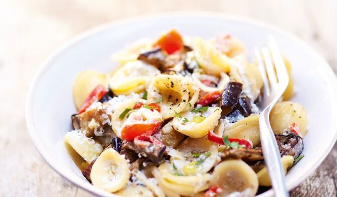 Orecchiette aubergines et ricotta