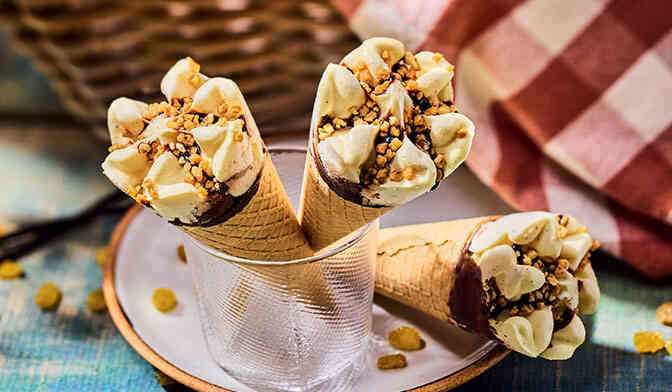 6 CONES RHUM RAISIN VAN