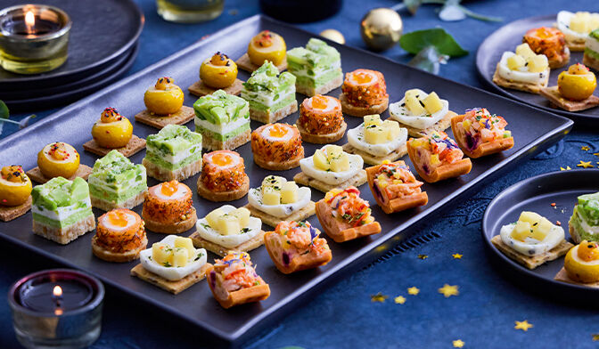 Assortiment de 30 bouchées apéritives d'exception