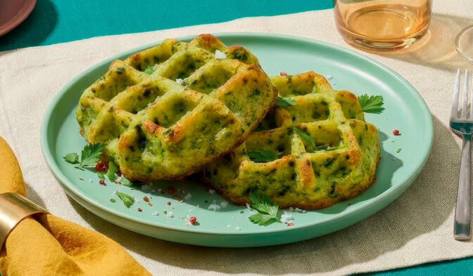 4 gaufres aux légumes — vue 3