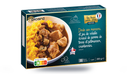 Dinde aux marrons et jus de volaille, &eacute;cras&eacute; de pomme de terre et