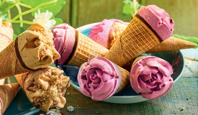 6 CONES FRUITS ROUGES