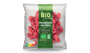 Framboise entière bio,Bulgarie ou Serbie ou Chili