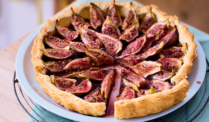 Tarte aux figues et spéculos