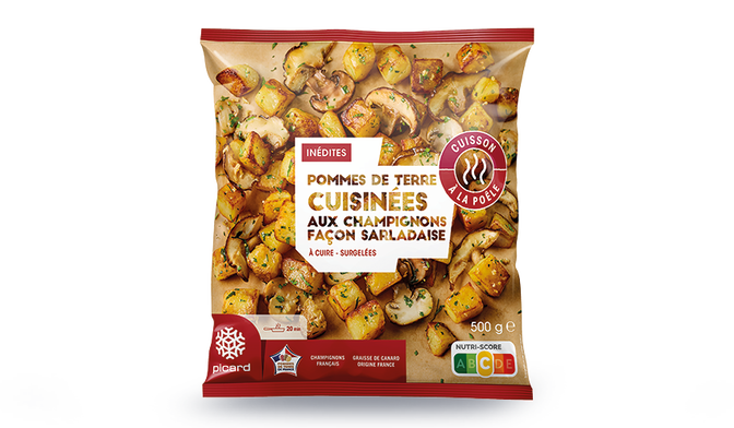 Pommes de terre cuisin&eacute;es aux champignons fa&ccedil;on sarladaise
