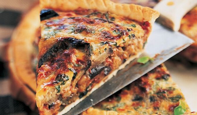 Tarte aux aubergines