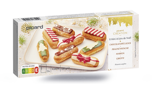 8 mini-éclairs de Noël, 4 recettes