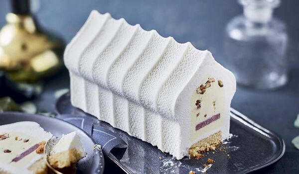 BÃ»che glacÃ©e vanille-miel, 8 parts