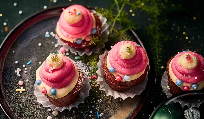 Mini-moelleux de Noël