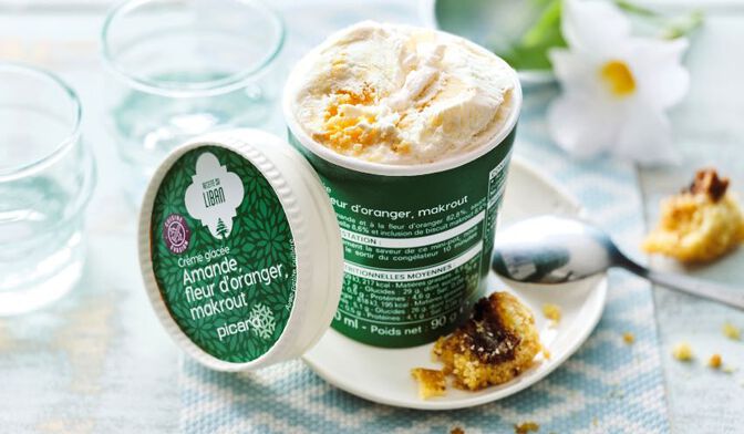Glace Amande Fleur D Oranger Makrout Picard