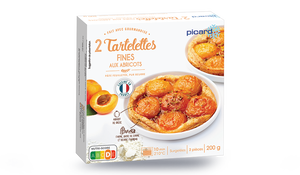 2 tartelettes fines aux abricots