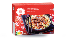 BOEUF AUX OIGNONS/NOUILLE