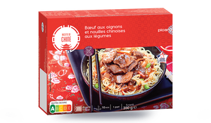 BOEUF AUX OIGNONS/NOUILLE