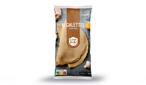6 galettes de bl&eacute; noir