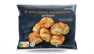 8 MINI PAINS AUX POMMES