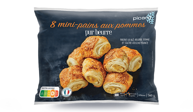 8 MINI PAINS AUX POMMES