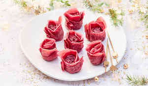 9 boutons de rose apéritifs