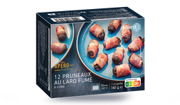 12 PRUNEAUX AU LARD FUME