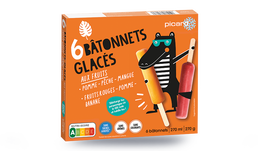 6 BATONNETS FRUITS 270G