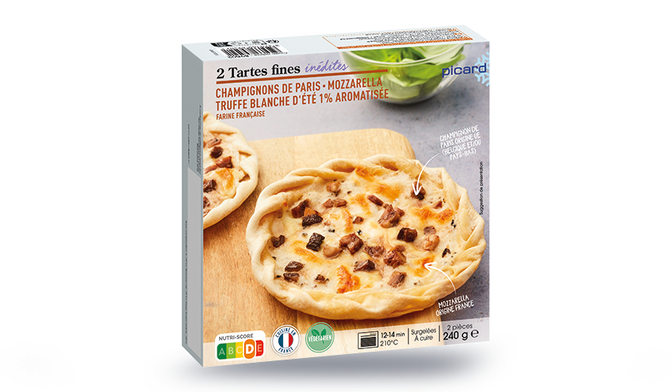 2 TARTE FINES CHAMP/MOZZA
