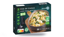 Gratin duo de choux bio