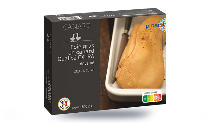 LOBE DE FOIE GRAS DE CANARD CRU SURGELê • Rougié