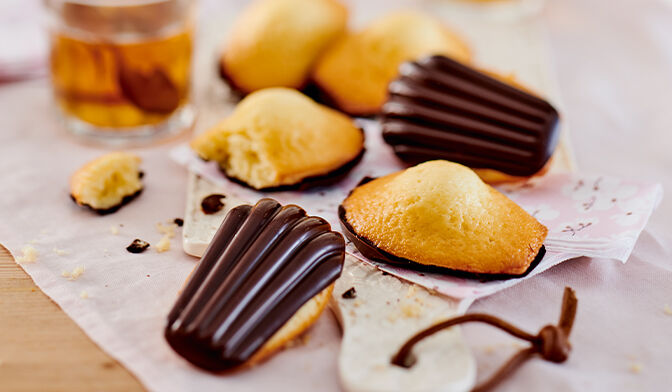 6 madeleines coque chocolat surgelés Picard