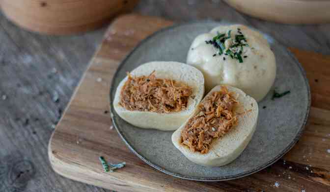 Bao au pulled pork