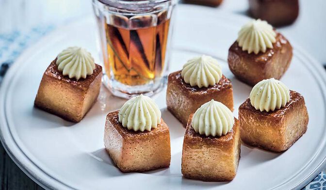 8 mini-babas au rhum