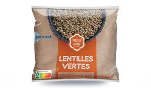 Lentilles vertes, cuites