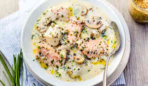 Blanquette de poissons à la moutarde