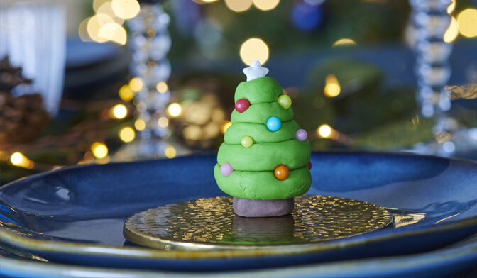 Sapin en pâte à sucre