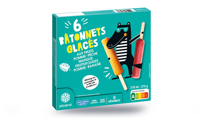 6 b&acirc;tonnets fruits