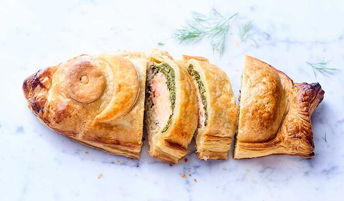 Saumon en croûte